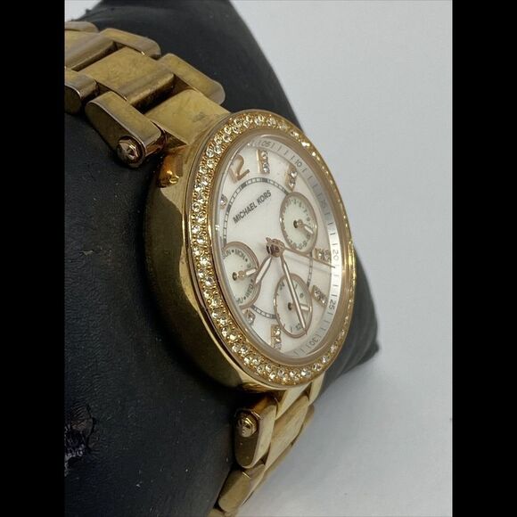 Michael Kors Parker MK5616 Womens Stainless Steel Analog Dial Quartz Watch EY892 - Picture 5 of 12